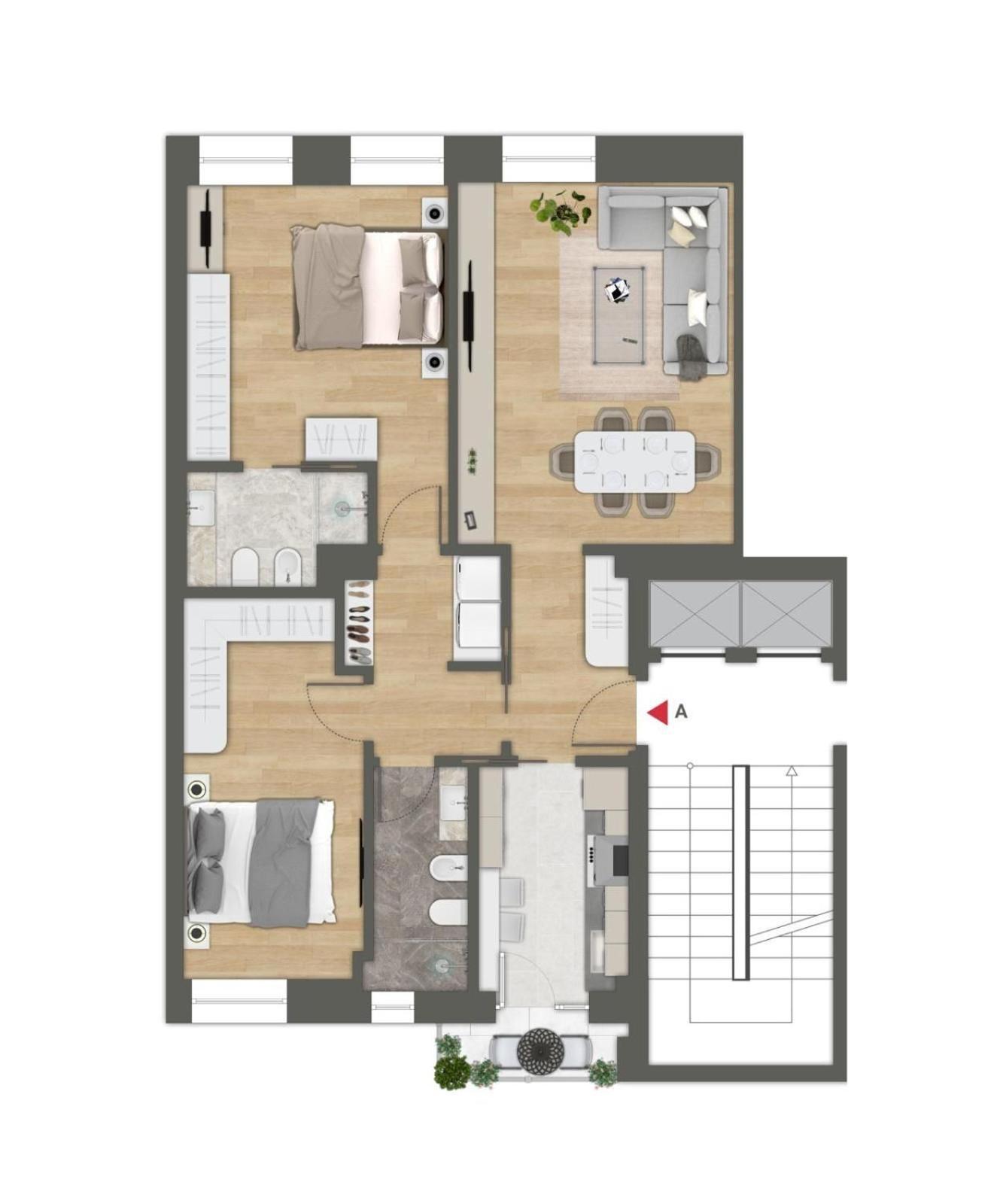 Appartement Palazzo Fontana Duomo View Golden House